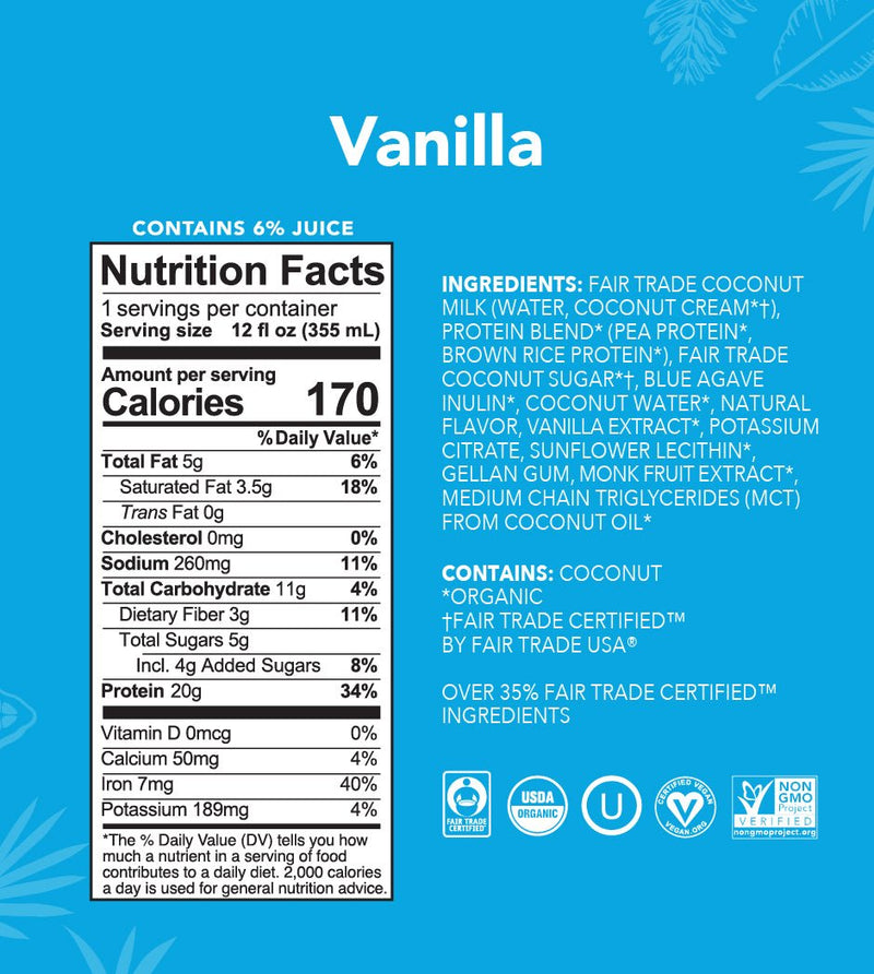 Vanilla (Best by August 14th, 2025) - Protein Drinks